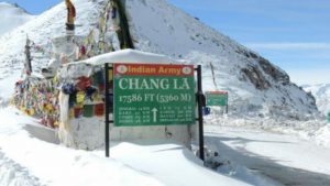Chang la pass a Ladakh